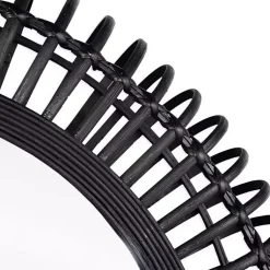 Kirklands Home Reina Black Bamboo Wall Mirror Online