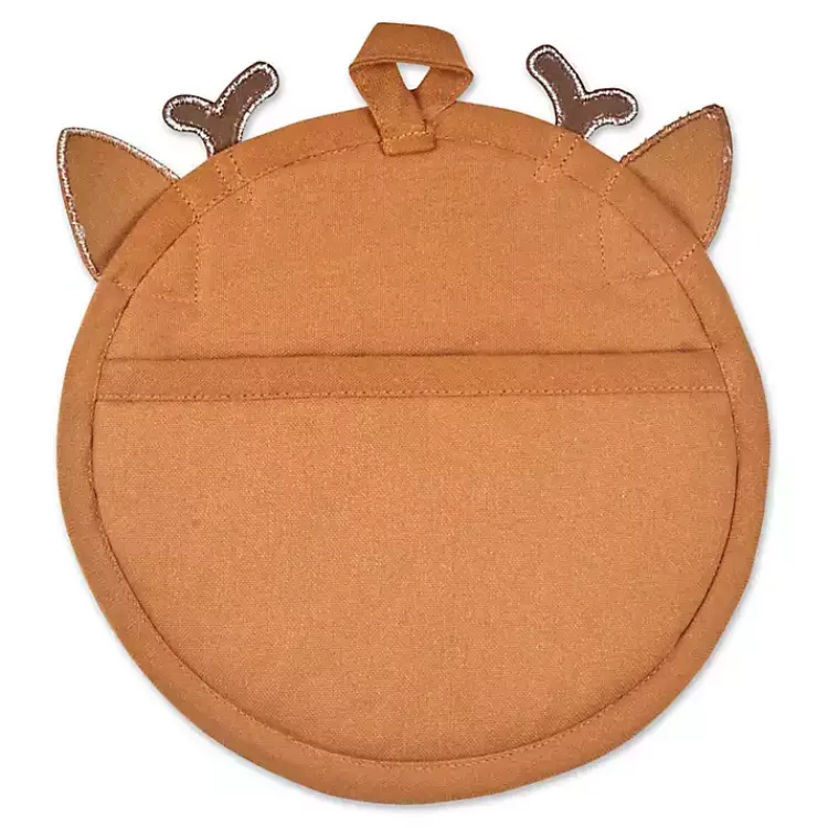 Christmas Dining & Entertaining>Kirklands Home Reindeer Plaid 3-pc. Dishtowel & Potholder Set