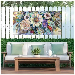 Kirklands Home Rejuvenation Outdoor Canvas Art Print Multi New
