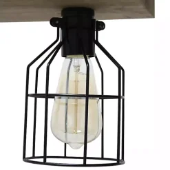 Kirklands Home Restored Wood 4-Light Pendant Light