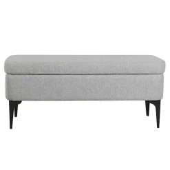 Kirklands Home Ricardo Woven Storage Bench Gray Best