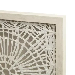 Kirklands Home Rice Paper Henna Medallion Wall Plaque New