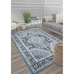 Kirklands Home Rieda Midnight Blue Area Rug, 5x7 Discount