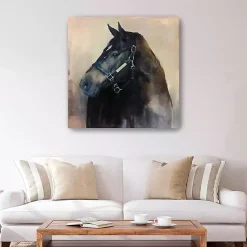 Kirklands Home Ritzy Horse Canvas Art Print New