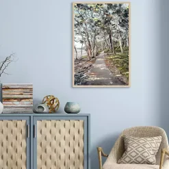 Kirklands Home River Path Framed Canvas Art Print Multi Online