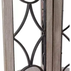 Kirklands Home Roberta Wood Decorative Metal Accent Table Gray Best