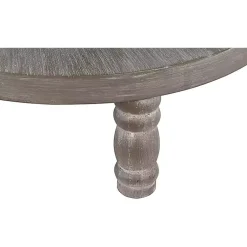Kirklands Home Roberta Wood Decorative Metal Accent Table Gray Best