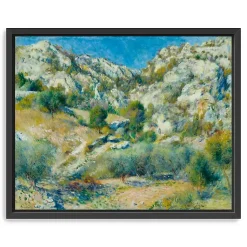 Kirklands Home Rocky Crags at L'Estaque Canvas Art Print, 18x22 Clearance