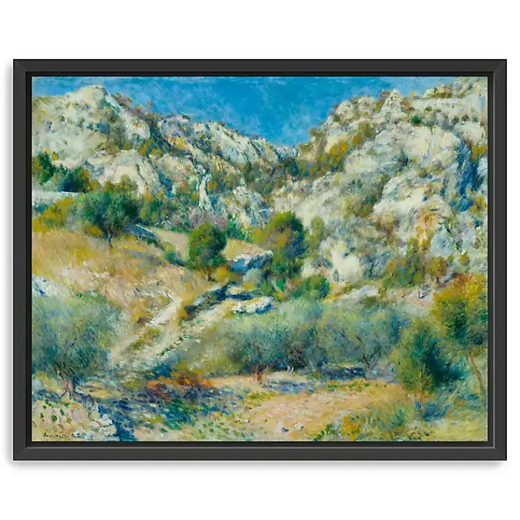 Kirklands Home Rocky Crags at L'Estaque Canvas Art Print, 18x22 Clearance