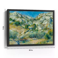 Kirklands Home Rocky Crags at L'Estaque Canvas Art Print, 18x22 Clearance