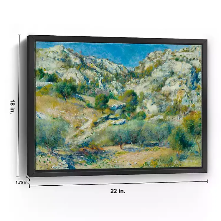 Kirklands Home Rocky Crags at L'Estaque Canvas Art Print, 18x22 Clearance