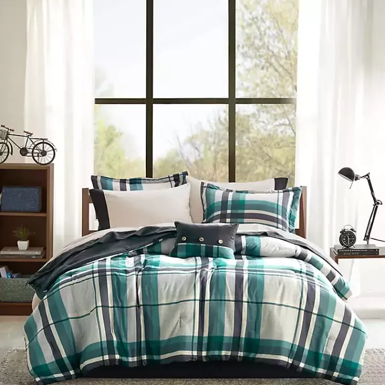 Kirklands Home Roger Plaid 9-pc. Full Comforter Set Best