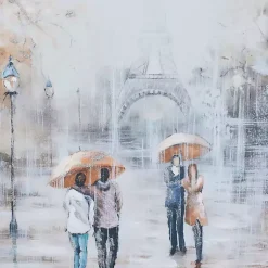Kirklands Home Romantic Rainy Paris Transitional Framed Wall Art Discount