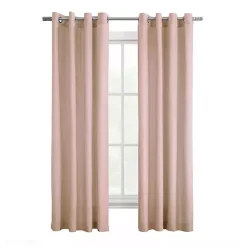 Kirklands Home Rose Crinkle Harmony Curtain Panel, 63 in. Pink Sale