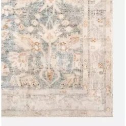 Kirklands Home Rosette Denim Area Rug, 5x7 Discount