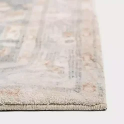 Kirklands Home Rosette Denim Area Rug, 5x7 Discount