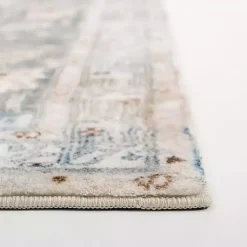 Kirklands Home Rosette Denim Runner New