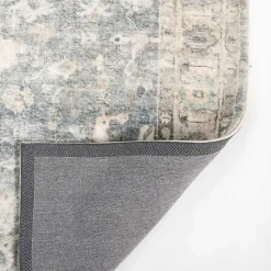 Kirklands Home Rosette Dusty Aqua Area Rug, 7x9 Best