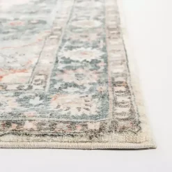 Kirklands Home Rosette Green and Ivory Area Rug, 5x7 Sale