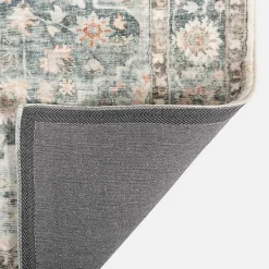 Kirklands Home Rosette Green and Ivory Area Rug, 5x7 Sale