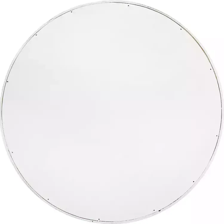 Christmas Dining & Entertaining>Kirklands Home Round Believe Wood Tray White