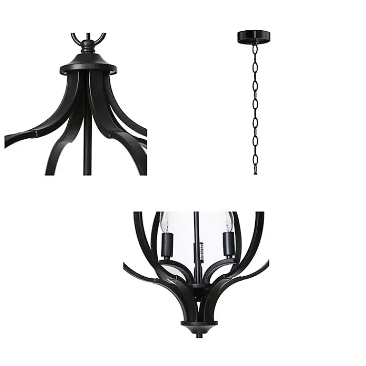 Kirklands Home Round Iron Ornate Pendant Light Black Online