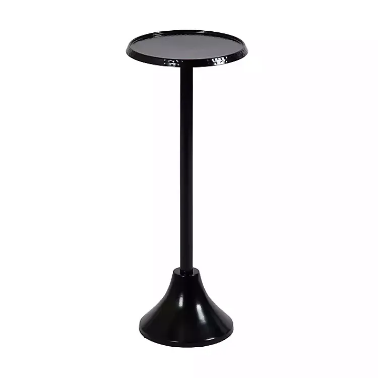 Kirklands Home Round Metal Layla Accent Table Black Online