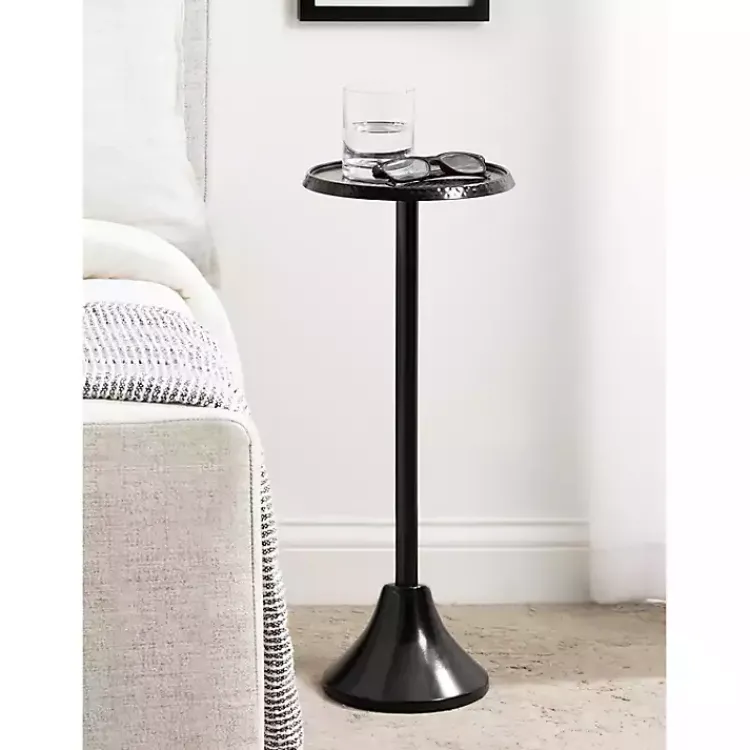 Kirklands Home Round Metal Layla Accent Table Black Online