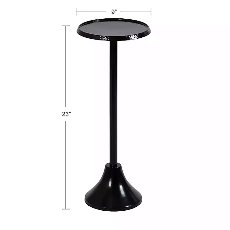 Kirklands Home Round Metal Layla Accent Table Black Online