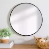 Kirklands Home Round Black Nouveau Linear Wall Mirror, 20 in. Online