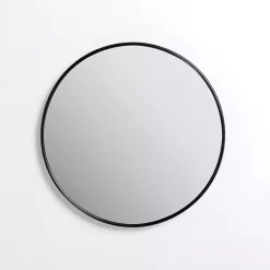 Kirklands Home Round Black Nouveau Linear Wall Mirror, 20 in. Online