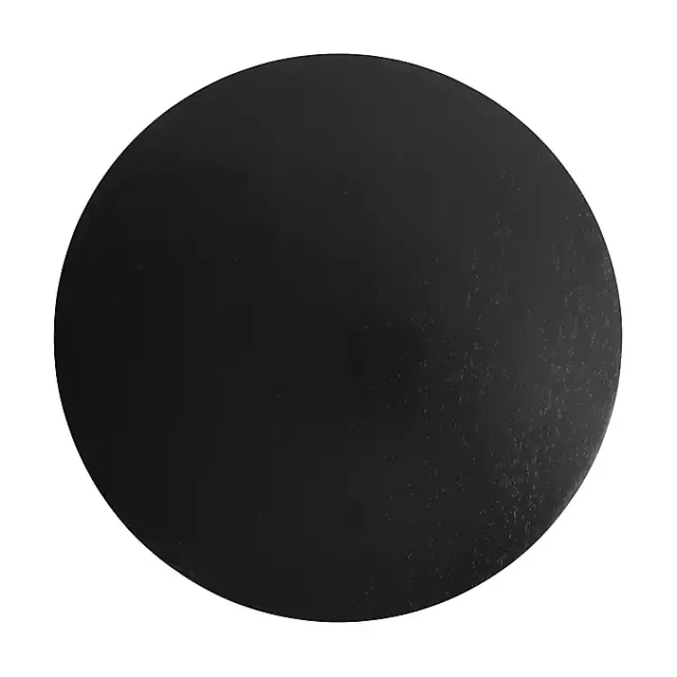 Kirklands Home Round Wood Jess Accent Table Black Best