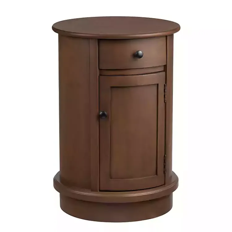 Kirklands Home Round Beckly Accent Table Brown Best
