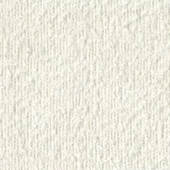 Kirklands Home Round Cream Boucle Storage Ottoman Ivory