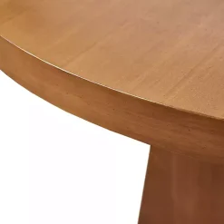 Kirklands Home Round Pecan Wood Kenny Dining Table Brown Sale