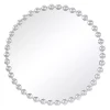 Kirklands Home Round Silver Beaded Wall Mirror Discount