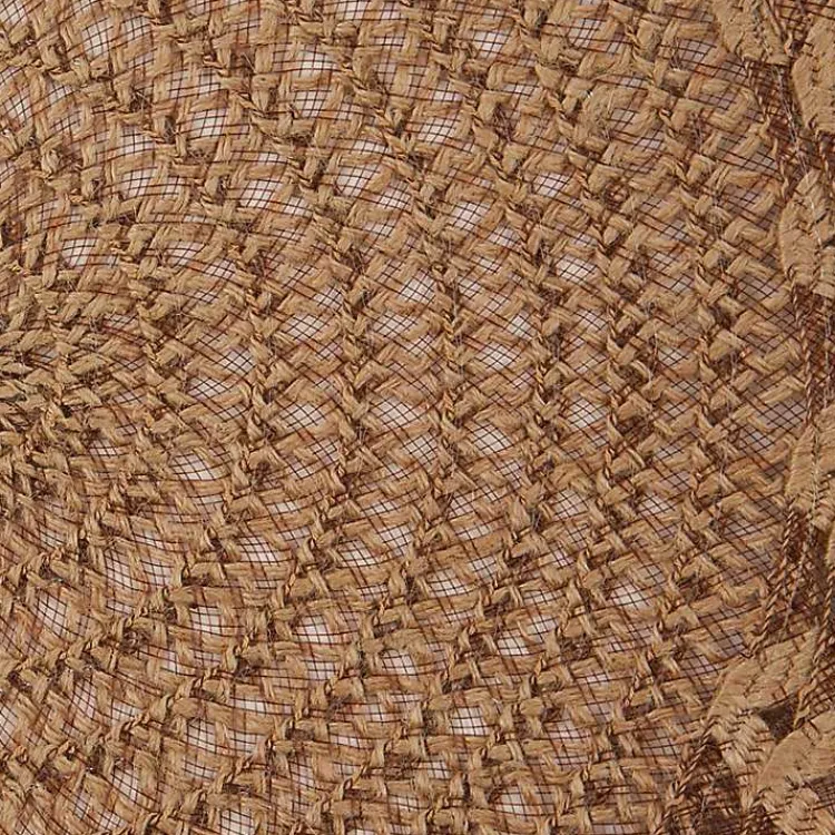 Kirklands Home Round Woven Lattice Placemats, Set of 6 Brown Clearance