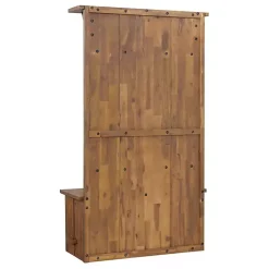 Kirklands Home Rustic Acacia Wood Hall Tree Sale