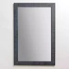 Kirklands Home Rustic Black Ryan Profile Mirror Hot