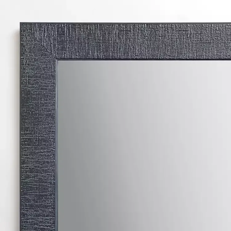 Kirklands Home Rustic Black Ryan Profile Mirror Hot
