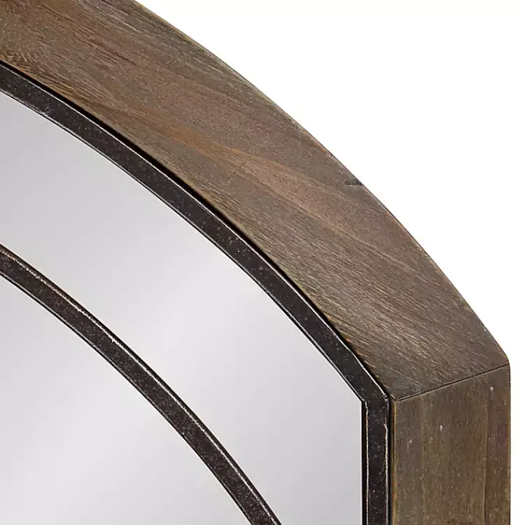 Kirklands Home Rustic Arch Holden Mirror Brown Outlet
