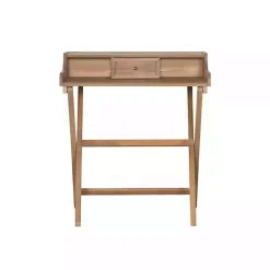 Kirklands Home Rustic Wooden Folding Desk Brown Outlet