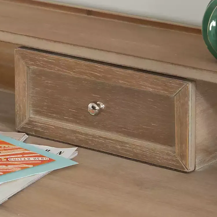 Kirklands Home Rustic Wooden Folding Desk Brown Outlet