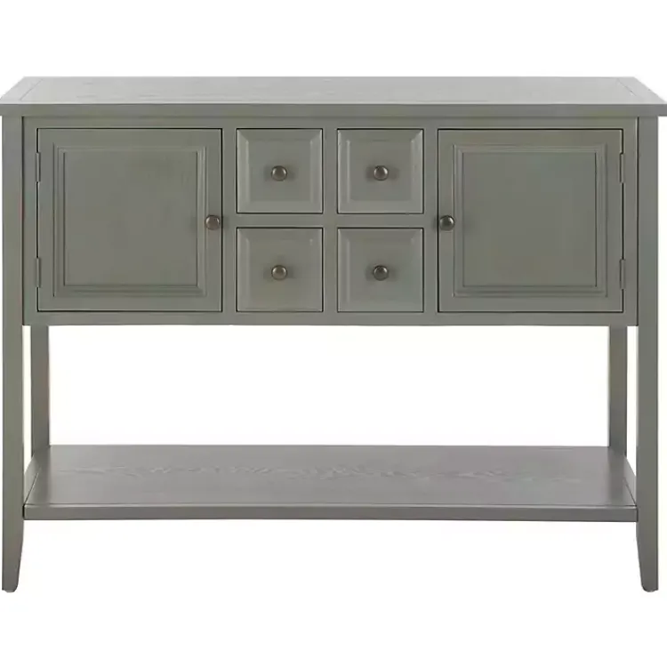 Kirklands Home Rustic 4-Drawer Charlotte Sideboard Gray Best