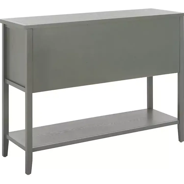 Kirklands Home Rustic 4-Drawer Charlotte Sideboard Gray Best
