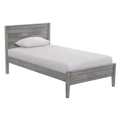 Kirklands Home Rustic Gray Pine Panel Twin Bed Frame Hot