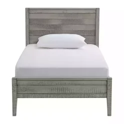 Kirklands Home Rustic Gray Pine Panel Twin Bed Frame Hot