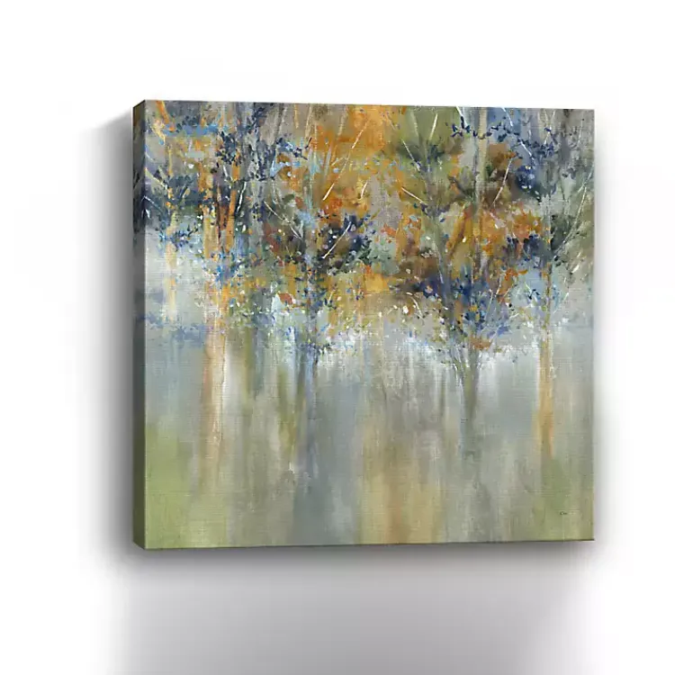Kirklands Home Rustic Leaves Giclee Canvas Art Print Multi