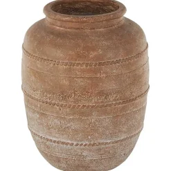Vases>Kirklands Home Rustic Mediterranean Floor Vase Brown