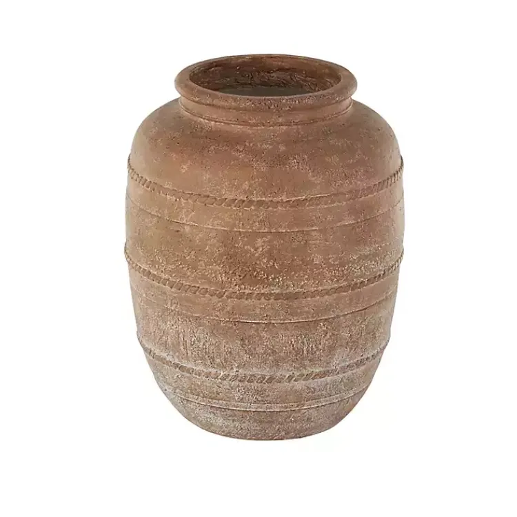 Vases>Kirklands Home Rustic Mediterranean Floor Vase Brown